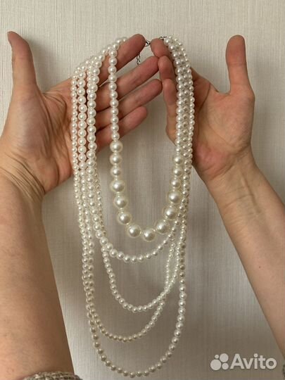 Бусы жемчуг