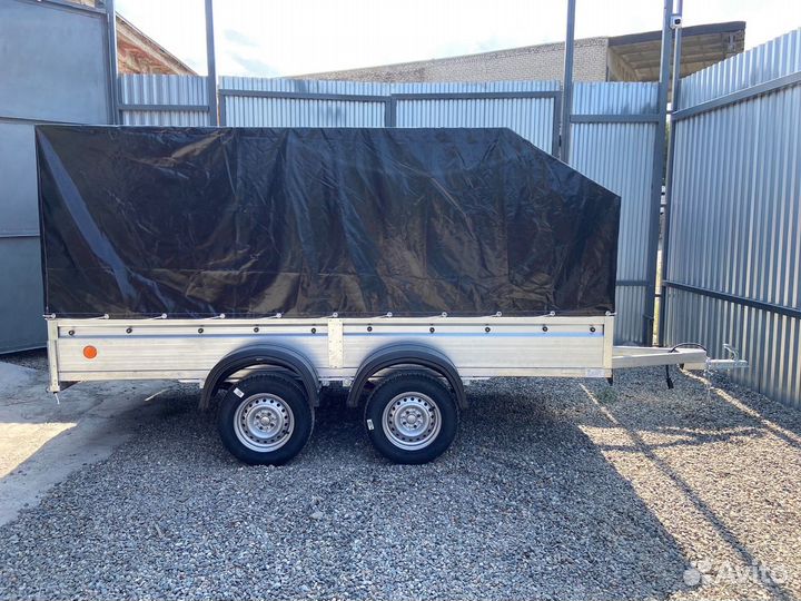 Прицеп Двухосный Престиж 3,5*1,57 с тентом