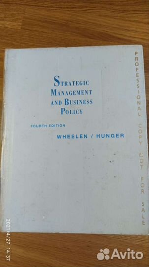 Strategic management and business policy. Wheelem