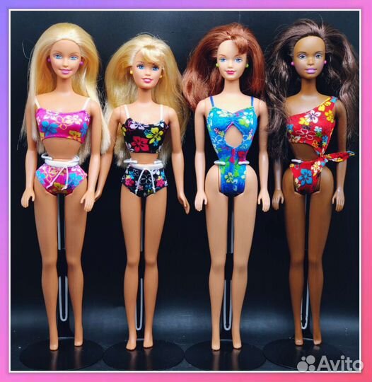 1999 год. Гавайи, Hawaii Барби, Скиппер, Мидж, Аша