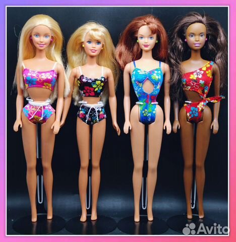 1999 год. Гавайи, Hawaii Барби, Скиппер, Мидж, Аша