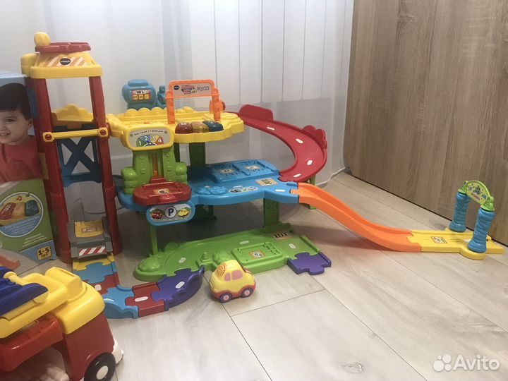 Vtech гараж бип-бип и пожарная машина