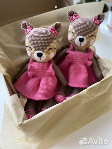 Олененок вязанный