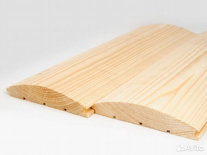 Блок-хаус 35x190 мм, сорт А, сосна