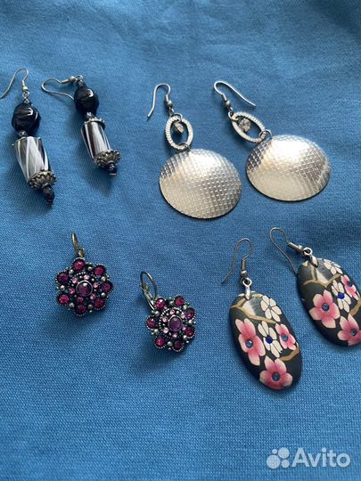 Серьги бижутерия