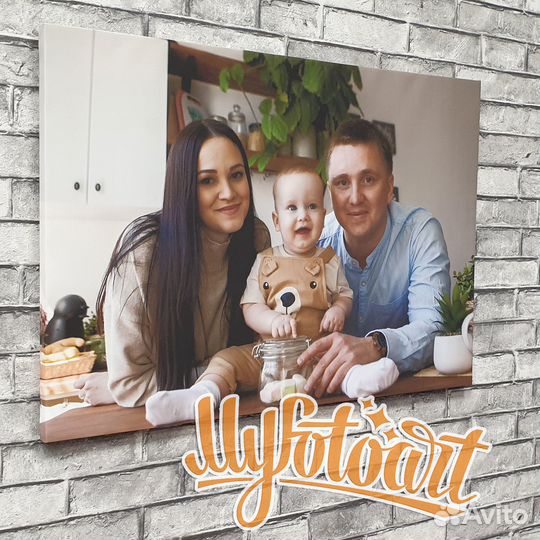 Печать портрета на холсте по фото: картина/портрет