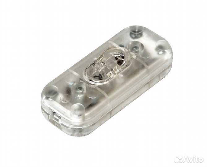 Выключатель проходной для светильника прозрачный