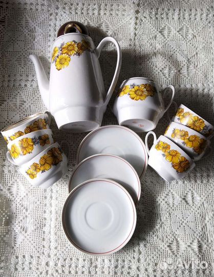 Кофейный сервиз керамика СССР