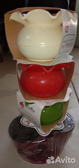 Горшки для цветов пластиковые