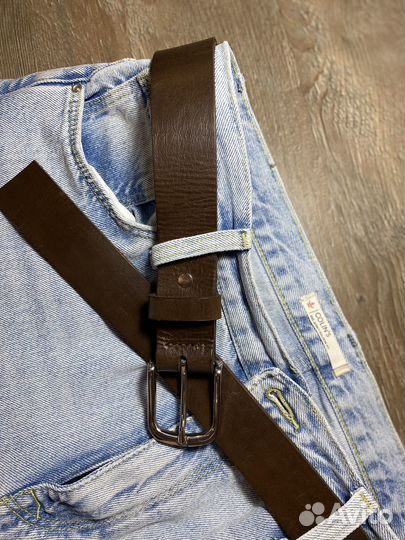 Ремень мужской ручной работы (натуральная кожа)