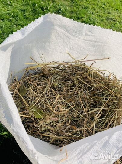 Сено в мешках
