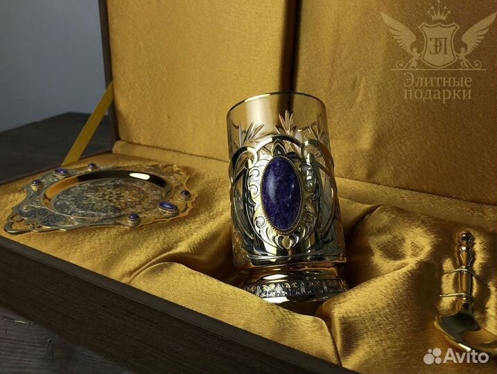 Чайный набор хрусталь