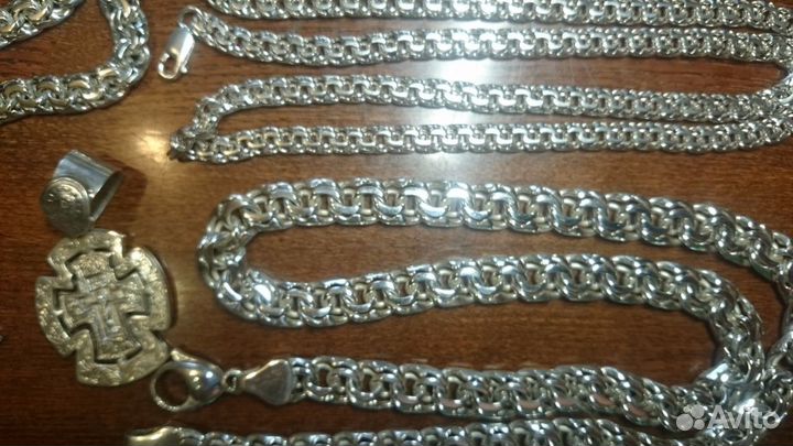 Серебряная цепь Бисмарк 140 грамм