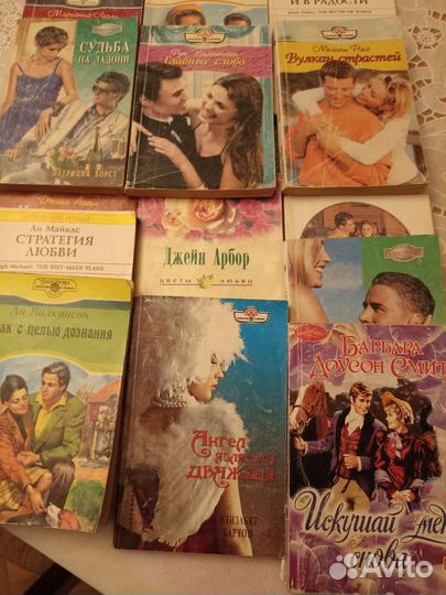 Книги,любовные романы, детективы