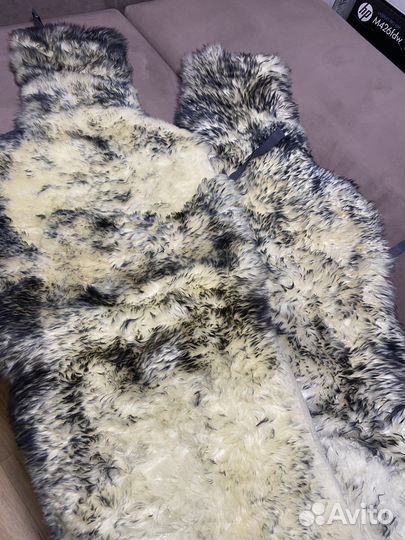 Меховые накидки Овчина на авто 2 штуки