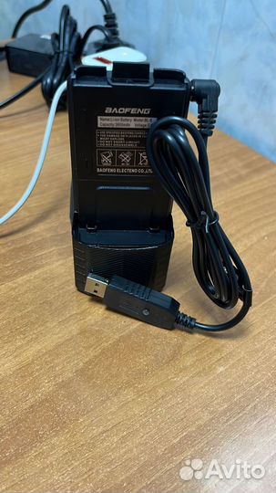 Зу USB для акб Baofeng 3800