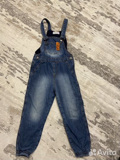 Комбинезон на лямках, на флисе