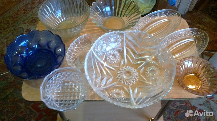 Яркие СССР салатницы и конфетницы