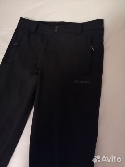 Штаны софтшелл утеплённые Columbia, чёрные, 46/170