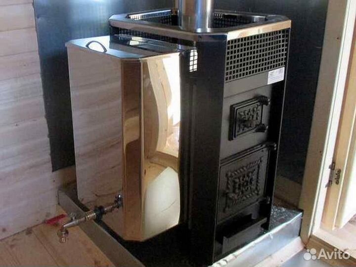 Установка банных печей дровяных и электрических