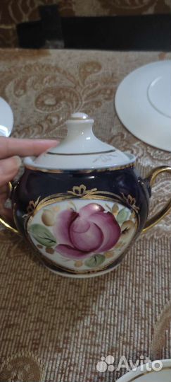 Чайные пары, сахарница. СССР