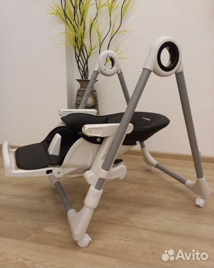 Стул для кормления (черный стиль )