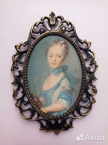 Настенное панно. Шелкография. Дама в шляпе