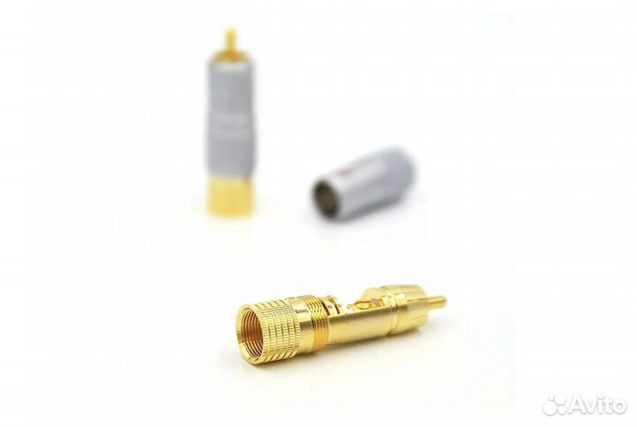 Коннекторы 4 шт Nakamichi RCA Plug Audio Cable