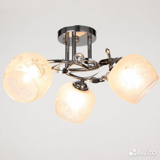 Люстра 2779/3 E27 40Вт хром 50х50х24 см