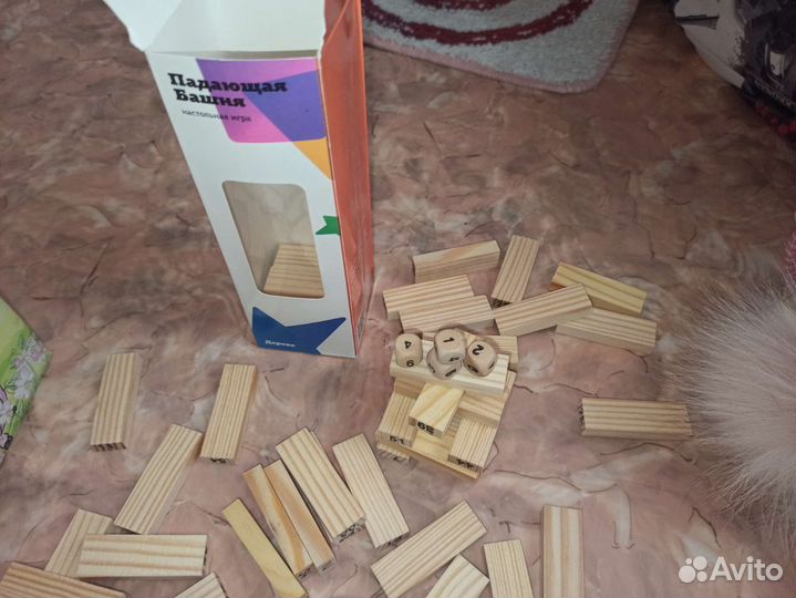 Падающая башня дженга настольная игра