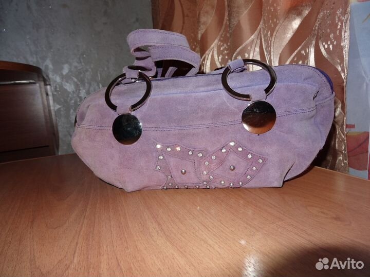 Сумочка замша
