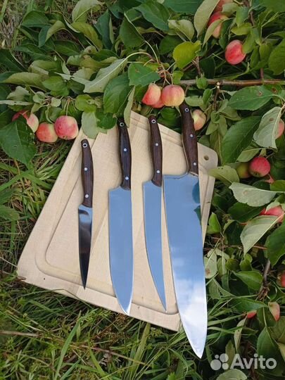 Набор кухонных ножей сталь D2