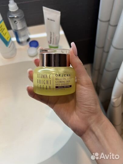 Крем для лица orjena с витамином С
