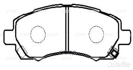 Cksu-2 Колодки тормозные дисковые перед G