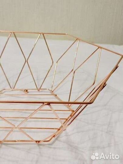 Новая Металлическая Корзина для фруктов