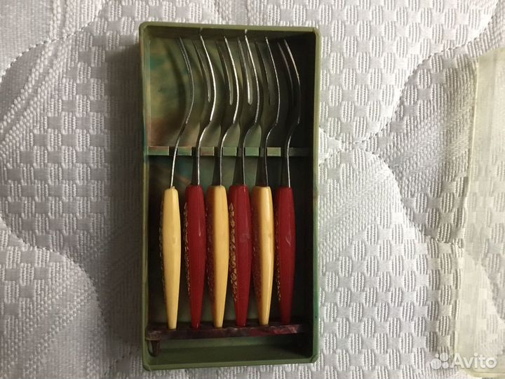 Набор вилочек для канапе СССР