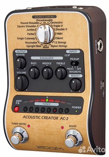 Процессор для акустической гитары Zoom AC-2