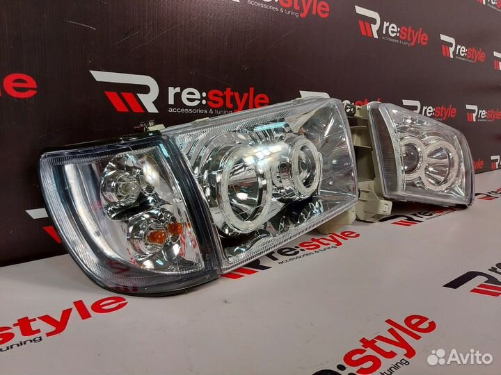 Фары Toyota Hilux Surf 185 LED Белые T2285