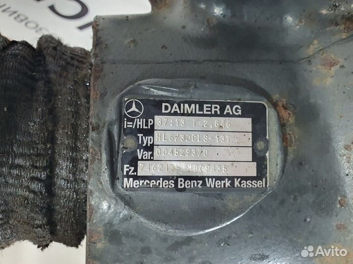 9603510005 Редуктор заднего моста HL6/3DC 2,846, 3