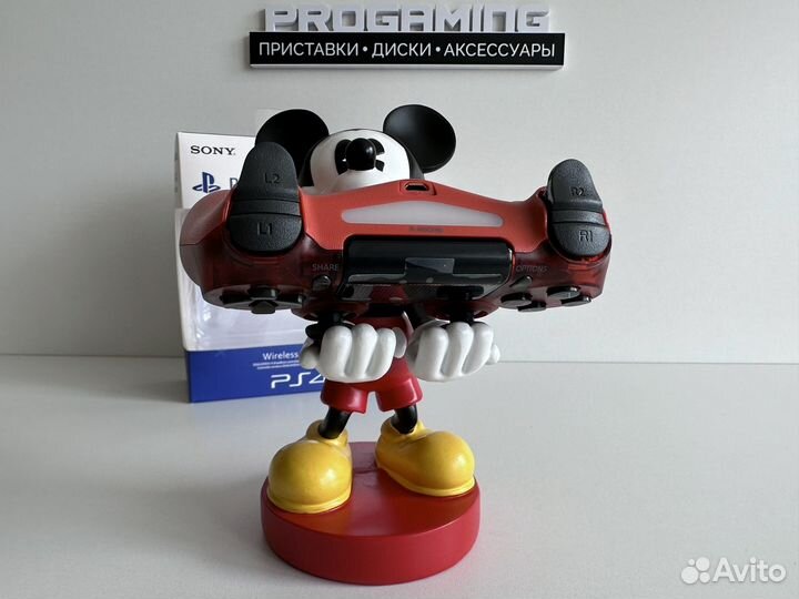 Геймпад для Sony PS4 прозрачно-красный новый