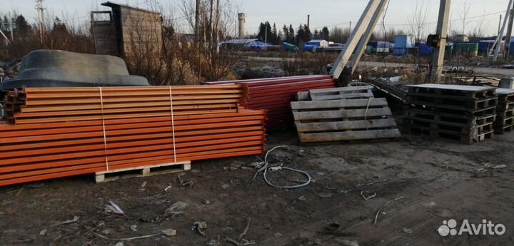 Рамы б/у, балки б/у для паллетных стеллажей