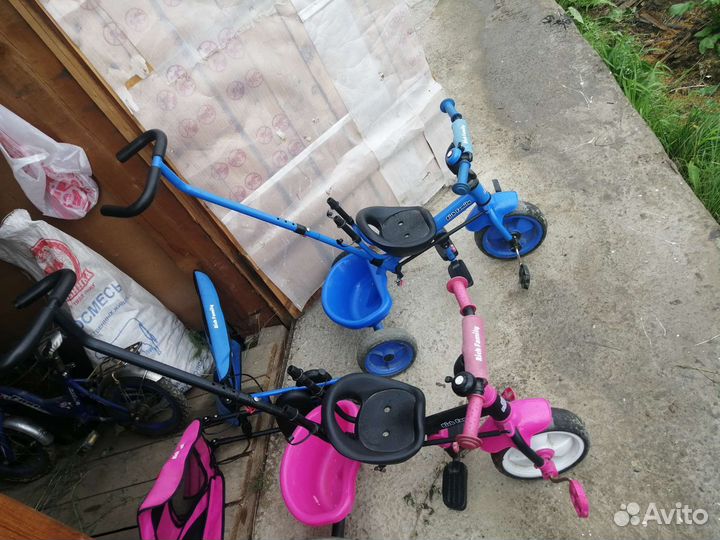 Детский трехколесный велосипед бу