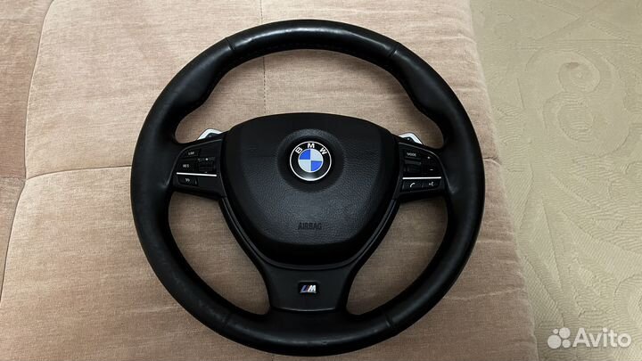 Руль М пак BMW F10,F11, F01, F06, F07, с обогревом