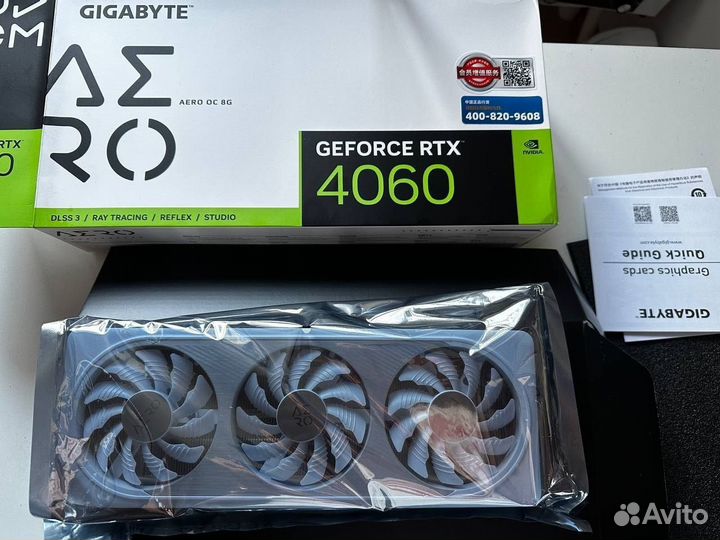 Видеокарта GeForce RTX4060 aero OC 8Gb