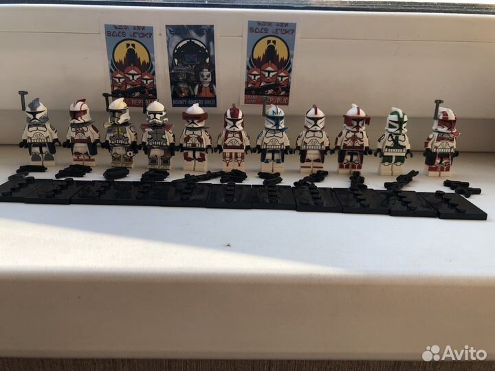 Клоны-командиры первой фазы Lego Star Wars