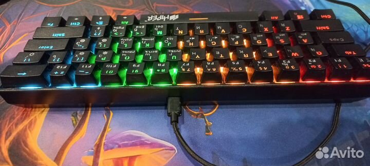 Игровая клавиатура (механическая) hiper MK-1 spike