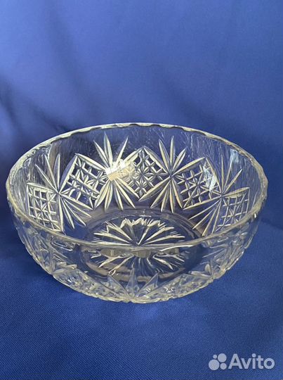 Хрустальная салатница (ваза под фрукты)