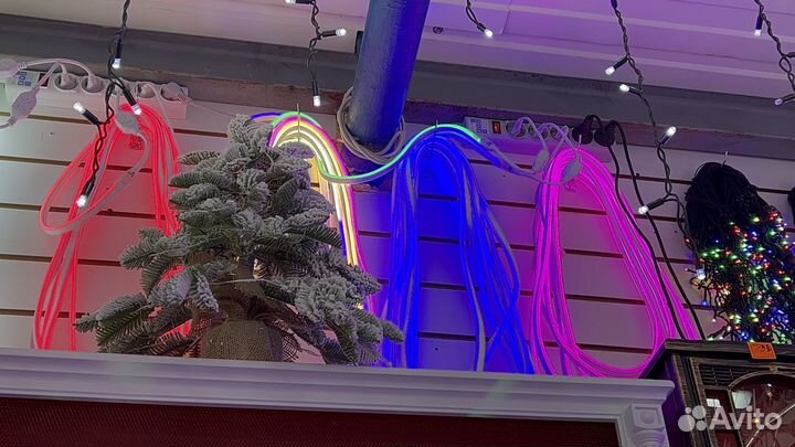 Гибкий неон/ Led лента 5 м ассорти