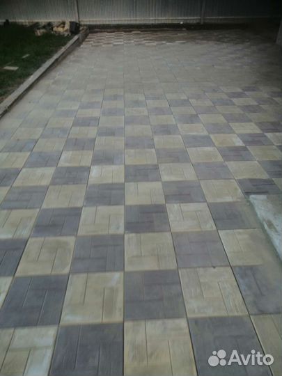Укладка тротуарной плитки брусчатки