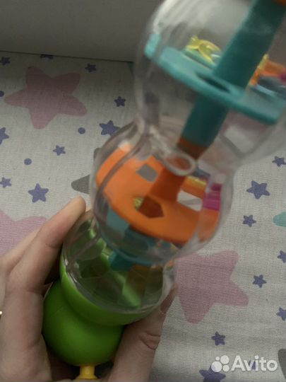 Гусеница игрушка погремушка